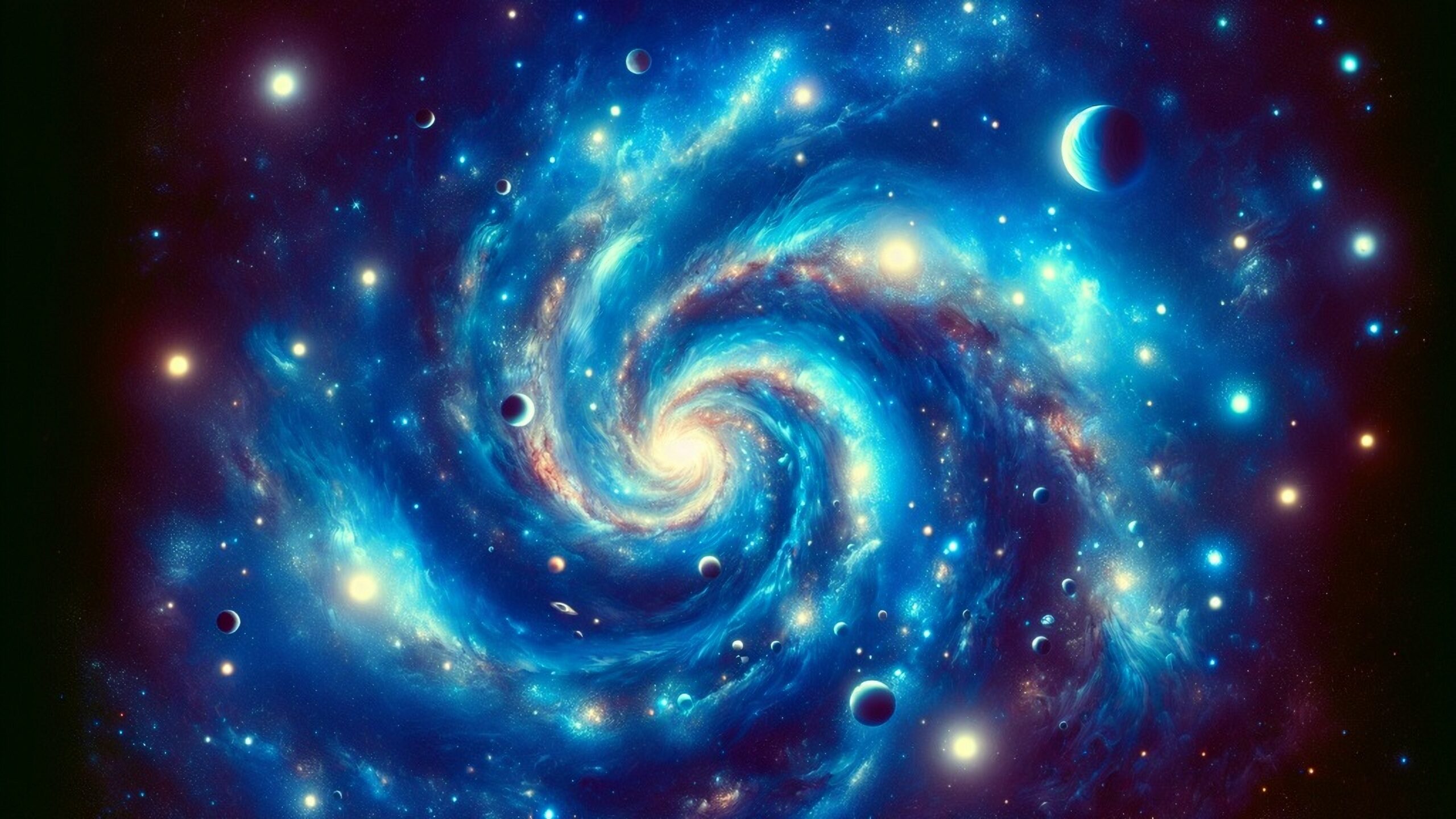 Neptune,Blue,Cosmos