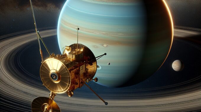 Voyager,2,Spacecraft,Flyby,Near,Uranus,Planet