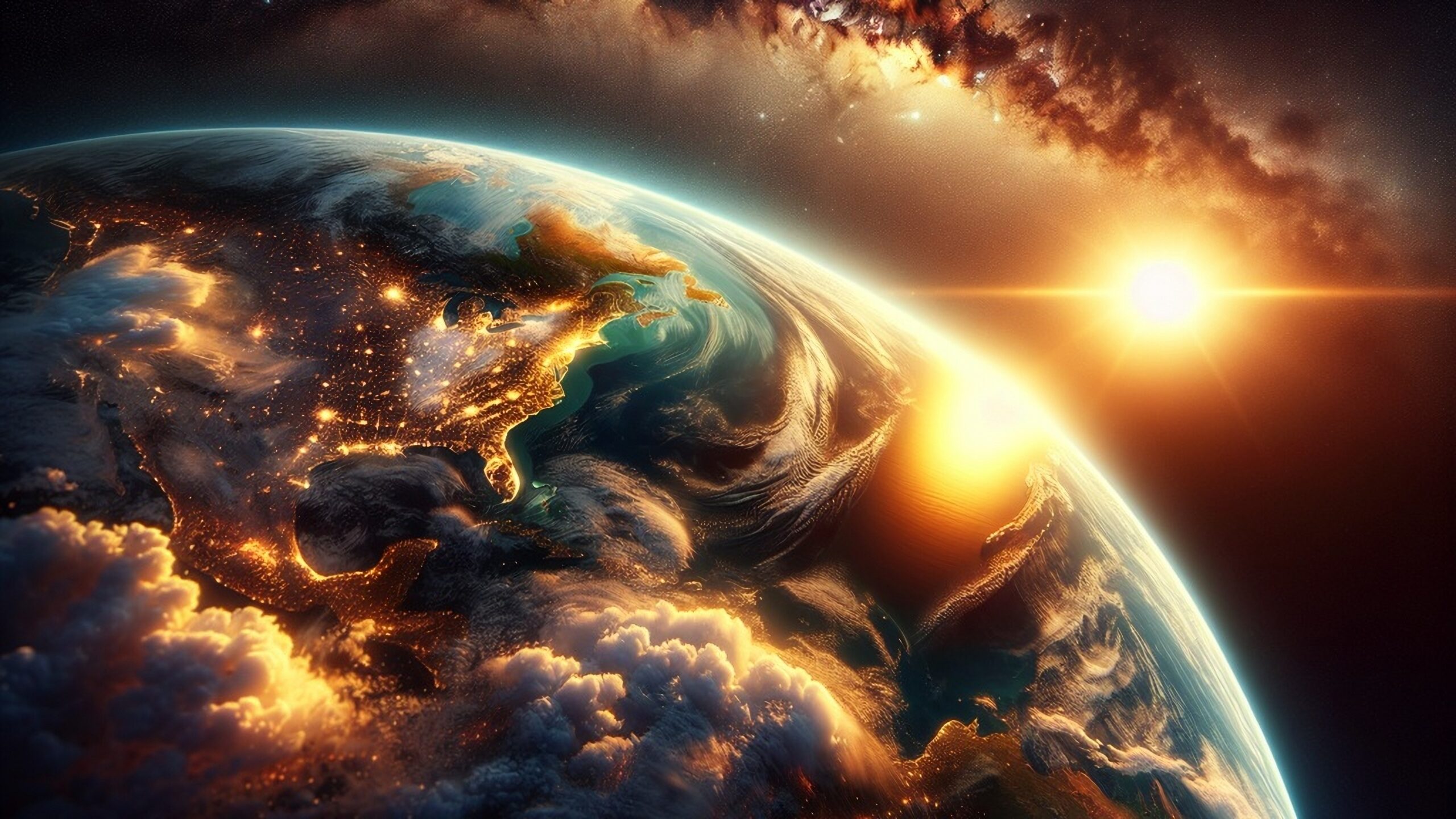 This,Is,A,Breathtaking,Digital,Image,Of,Earth,From,Space,